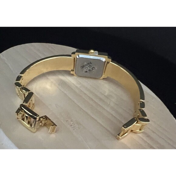 MZ Berger Cherish Women’s Gold and Heart Rhinestone Quartz Wristwatch IOB - Picture 6 of 13